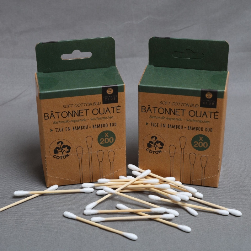商家必囤！环保竹木双头棉签贴牌代工，200支装批发送利润空间